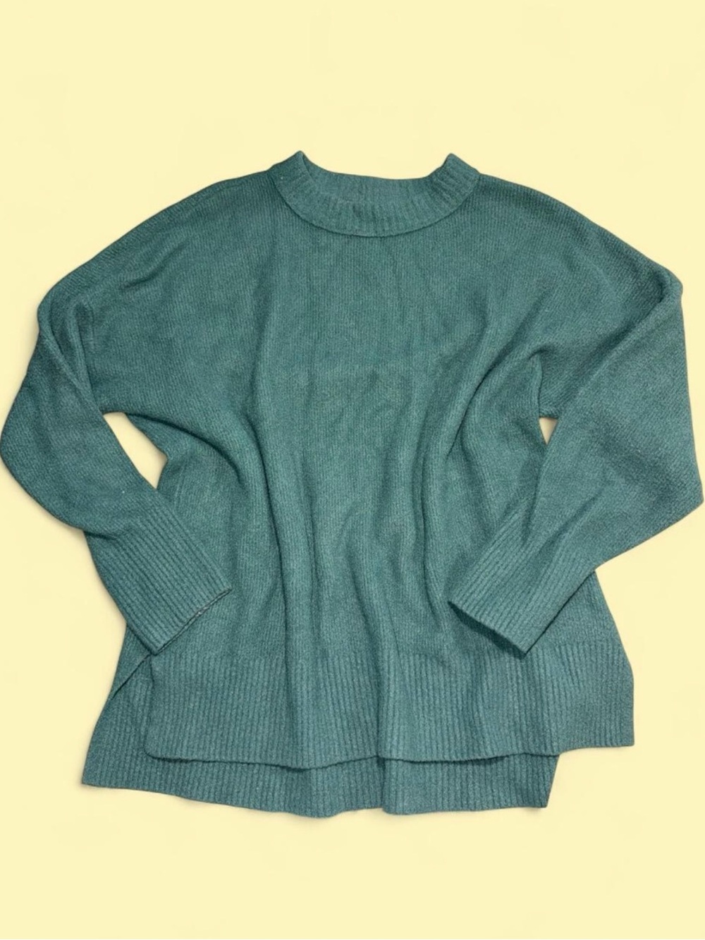 Abercrombie & Fitch Teal Green Scoop-Neck Sweater